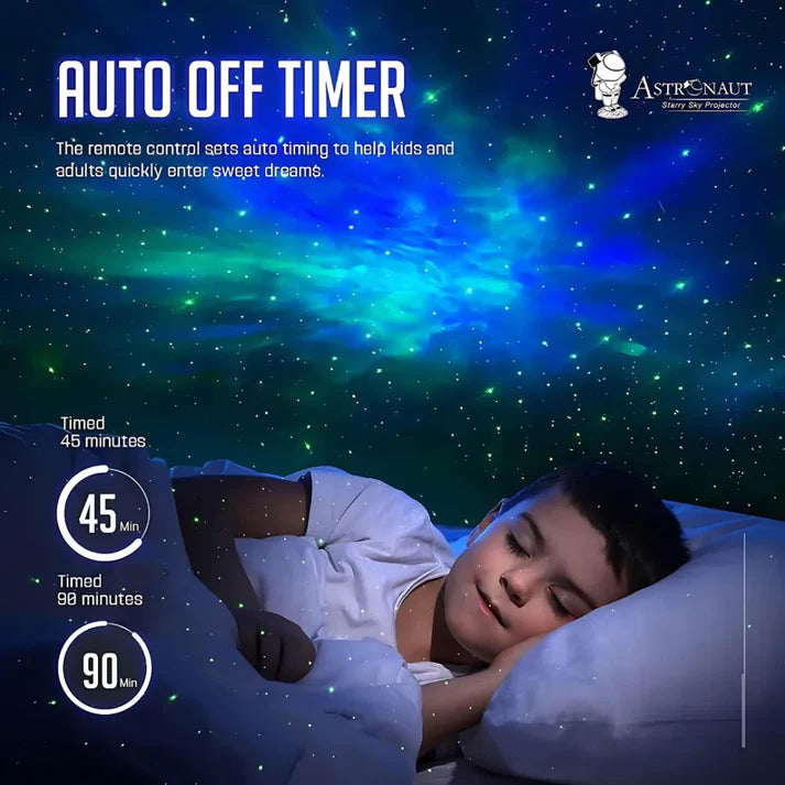 Astronaut Galaxy Projector Night Light with Remote | 360° Rotatable Head | Star & Nebula LED Ceiling Projector | Timer & Multiple Color Modes | Kids & Bedroom Decor